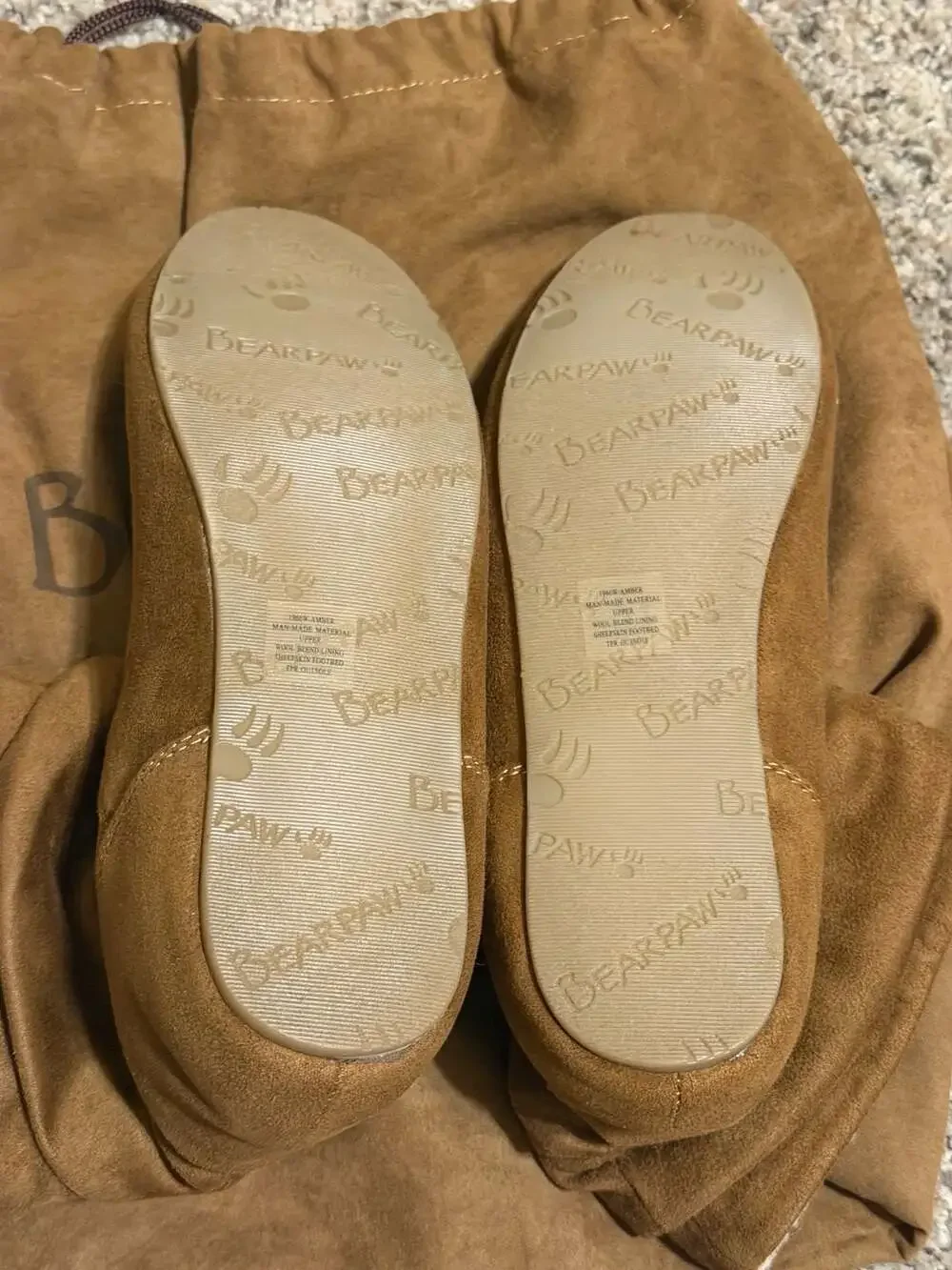 Bearpaw Women's Slouchy Mid-Calf Suede Wool Lined Flat Boot with Dust Bag